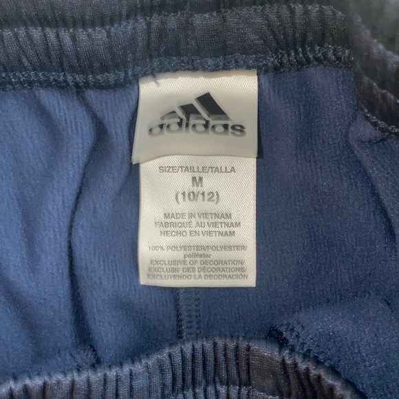 NWOT Adidas Blue and Silver Boy’s Joggers Size M(10/12) - Picture 4 of 4
